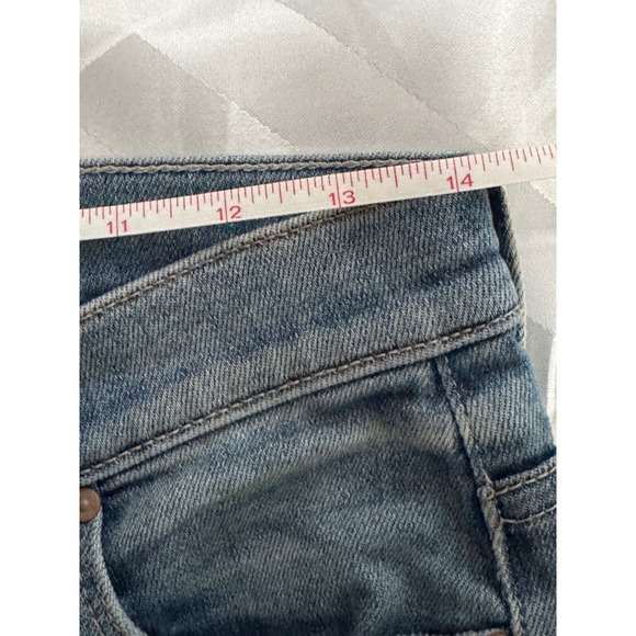 MOTHER The Weekender Ankle Fray Jeans Distressed Flare Denim Women's Size 28 (G) - Picture 15 of 16